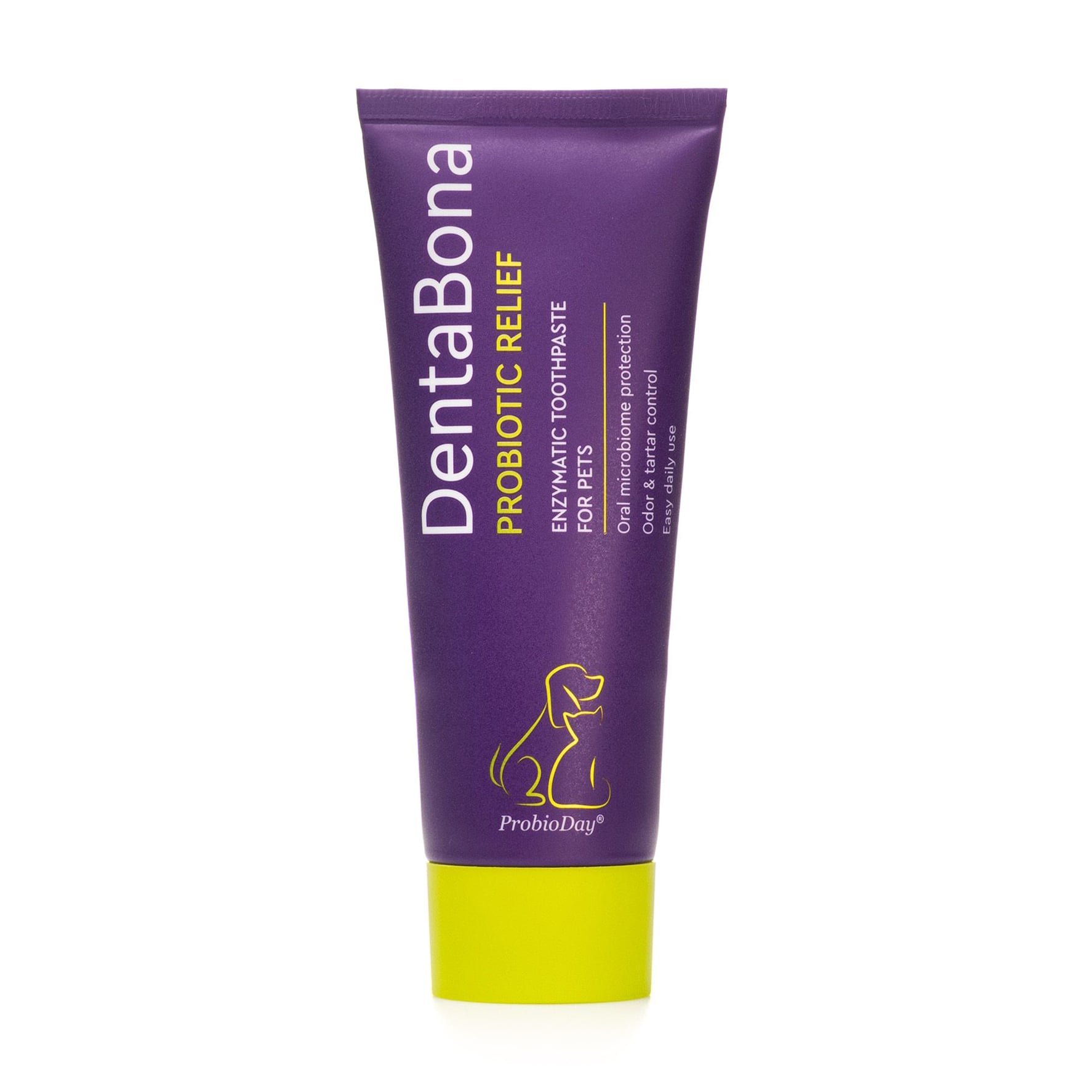 Ензимна зубна паста для собак та котів ProbioDay DentaBona Probiotic Relief з пробіотиками, 90 г
