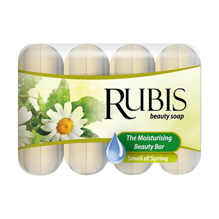 Тверде мило Rubis Smell Of Spring The Moisturising Beauty Bar Запах весни, 4*60 г